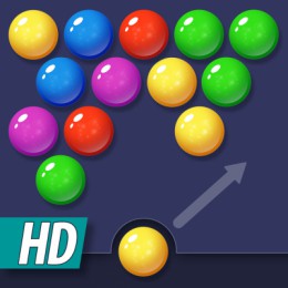 To achieve success in Bubble Shooter, you must match a trio of bubbles of the same color